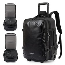 Rolling Travel Backpack with One-Button Vacuum System, 55L, Space Black picture
