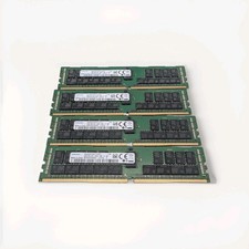 Lot of 4 SAMSUNG 32GB 1x32GB 2RX4 PC4-2666V DDR4 SERVER MEMORY M393A4K40BB2-CTD picture
