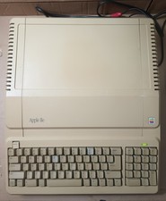 Vintage Apple IIe Platinum A2S2128 128K Computer Tested Working picture