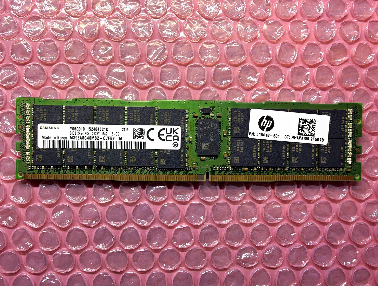 Samsung 64GB DDR4 2933MHz PC4-2933Y 2Rx4 ECC RDIMM Server RAM M393A8G40MB2