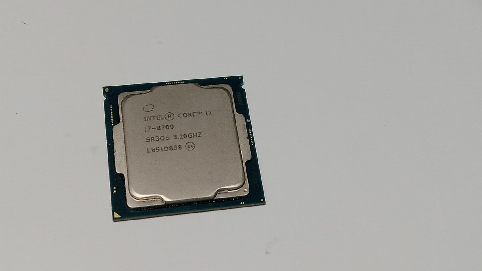 Intel Core i7- 8700 3.2 Ghz. Processor SR3QS LGA  1151 Tested