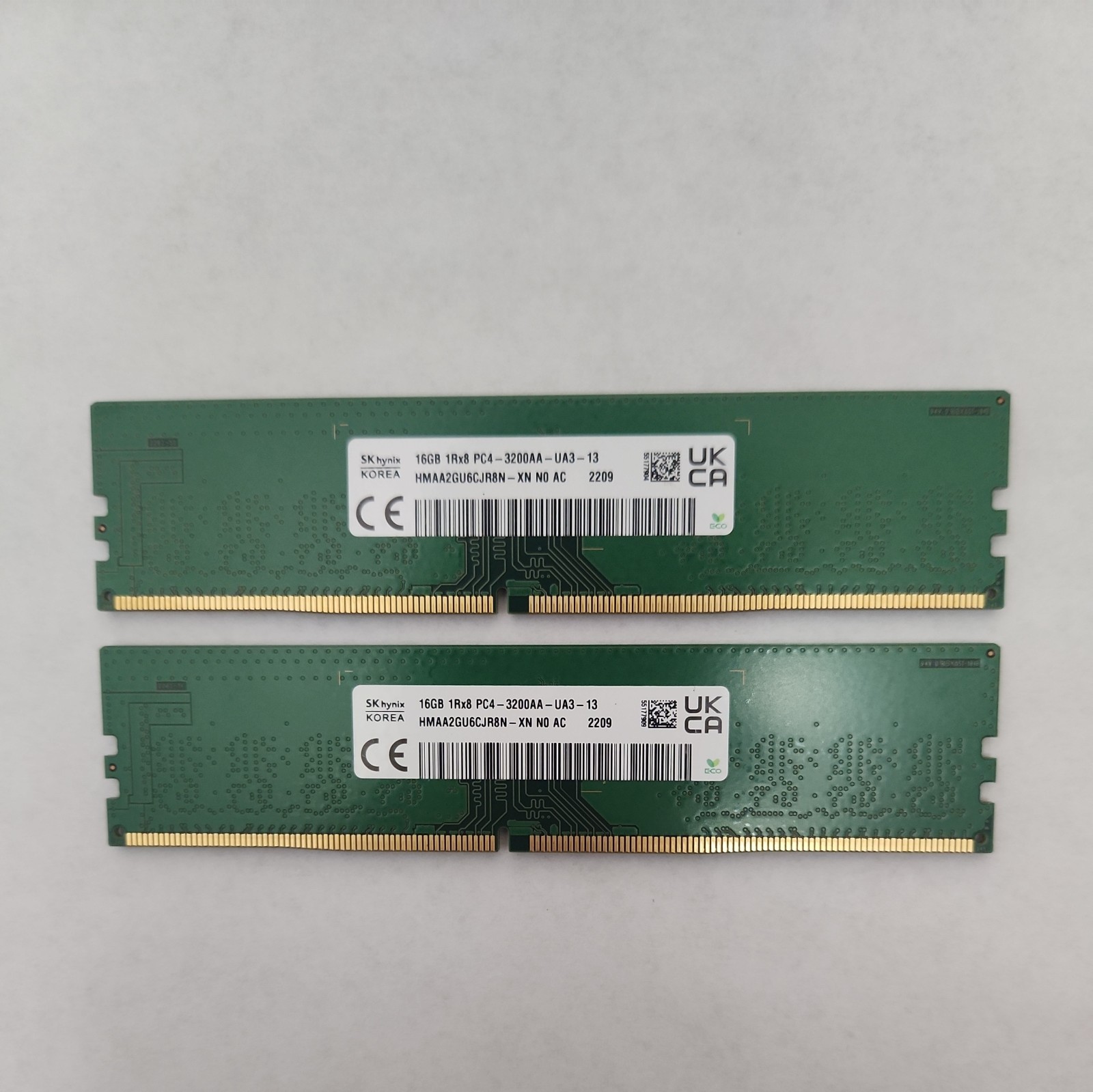 SK Hynix 32gb ddr4 kit 2x16GB 1Rx8 PC4-3200AA 3200mhz UDIMM Desktop Memory RAM