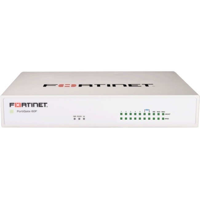 Fortinet FortiGate FG-60F Network Security/Firewall Appliance Fortinet FortiGate FG-60F Network Security/Firewall Appliance