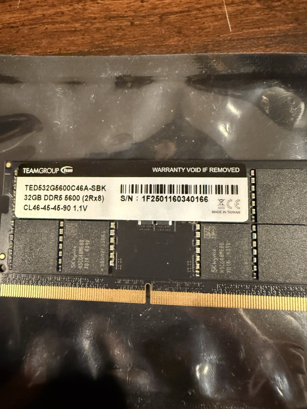 TEAMGROUP Elite 32GB 1x32GB DDR5 5600 SODIMM CL46 Laptop Memory #TG TEAMGROUP Elite 32GB 1x32GB DDR5 5600 SODIMM CL46 Laptop Memory #TG