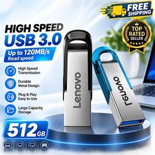 Lenovo 2TB USB 3.0 Flash Drive Metal Drive Flash Memory Stick Data Storage. picture