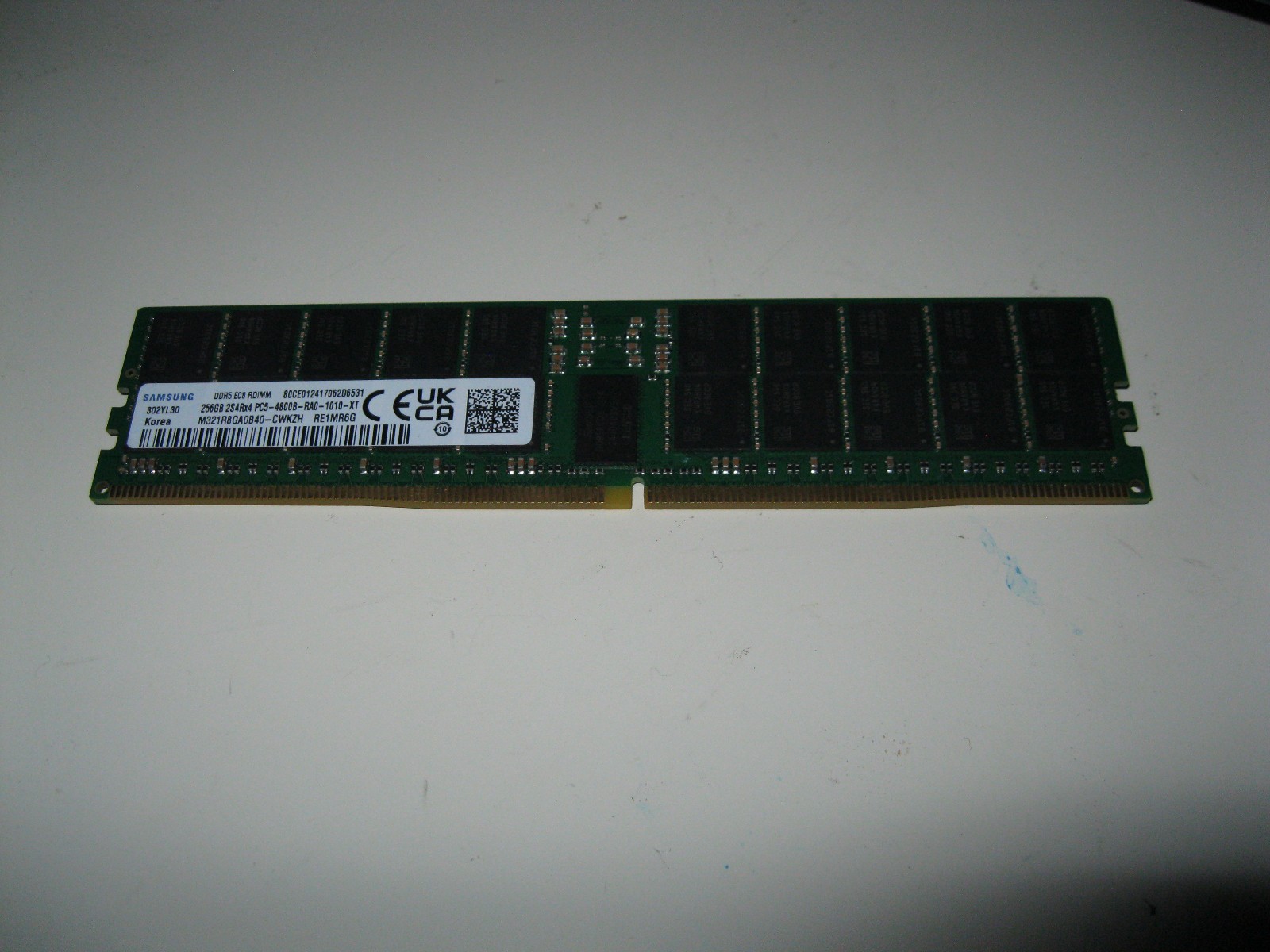 M321R8GA0B40-CWKZH Samsung 256GB 4800MHz DDR5 RDIMM - FOR PARTS - TESTED BAD