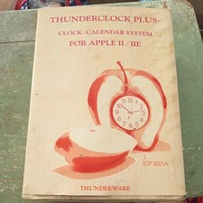 Vintage Thunderware Thunderclock Plus Apple II/IIe UNTESTED picture
