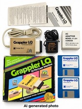 Orange Micro Grappler LQ 24 Pin Laser Printer Interface Vintage Mac Kit Boxed picture