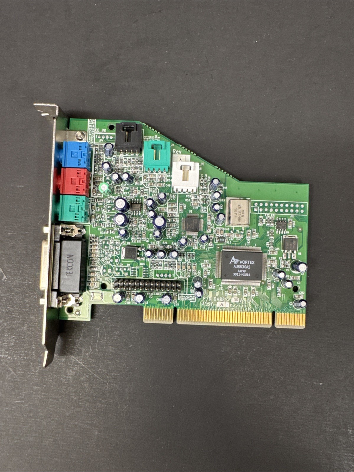 Aureal Vortex 2 AU8830A2 BA88ST30A-01 PCI Sound Card Vintage Untested