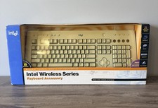 Vintage 2000 Intel Wireless Series Keyboard A20398-003 New In Box picture