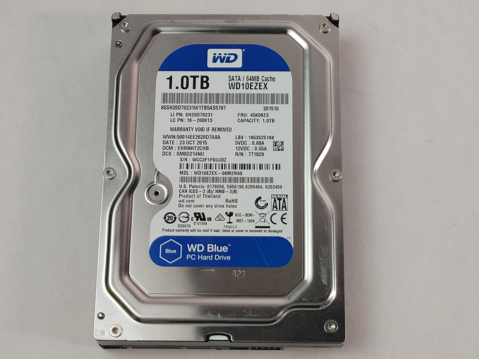 Western Digital WD Blue WD10EZEX 1 TB 3.5 Western Digital WD Blue WD10EZEX 1 TB 3.5