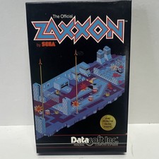Vintage Atari 1200 Zaxxon Computer software With box and manual picture