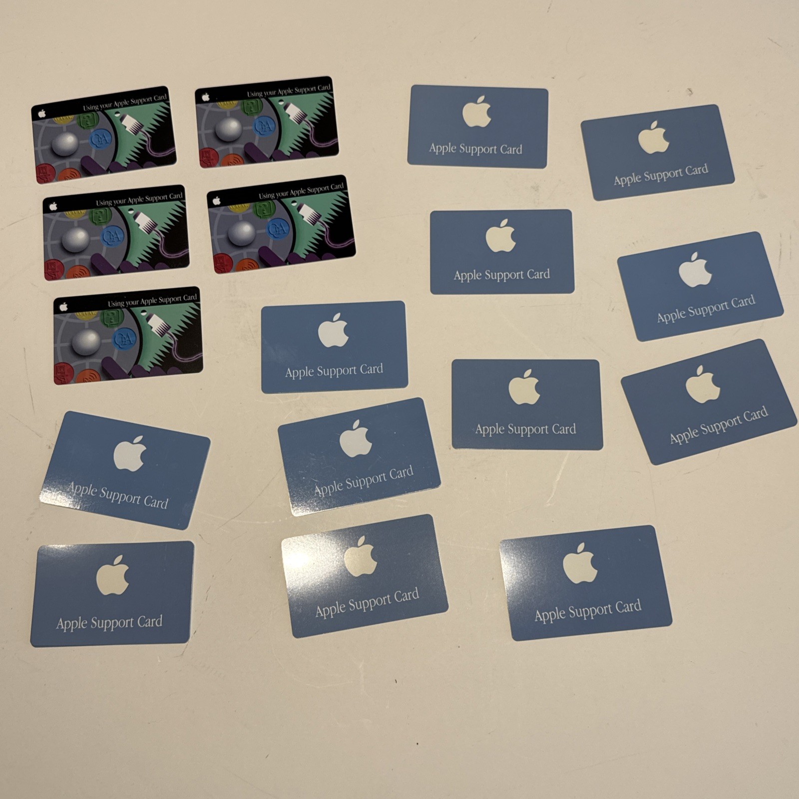 Vintage Apple Support Card Lot of 15 Classic Macintosh Computer Apple Logo Cards Vintage Apple Support Card Lot of 15 Classic Macintosh Computer Apple Logo Cards