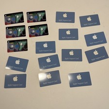 Vintage Apple Support Card Lot of 15 Classic Macintosh Computer Apple Logo Cards picture