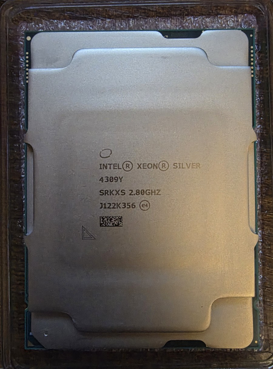 Intel Xeon Silver 4309Y CPU Server Processor 8-Core 105W SRKXS FCLGA4189