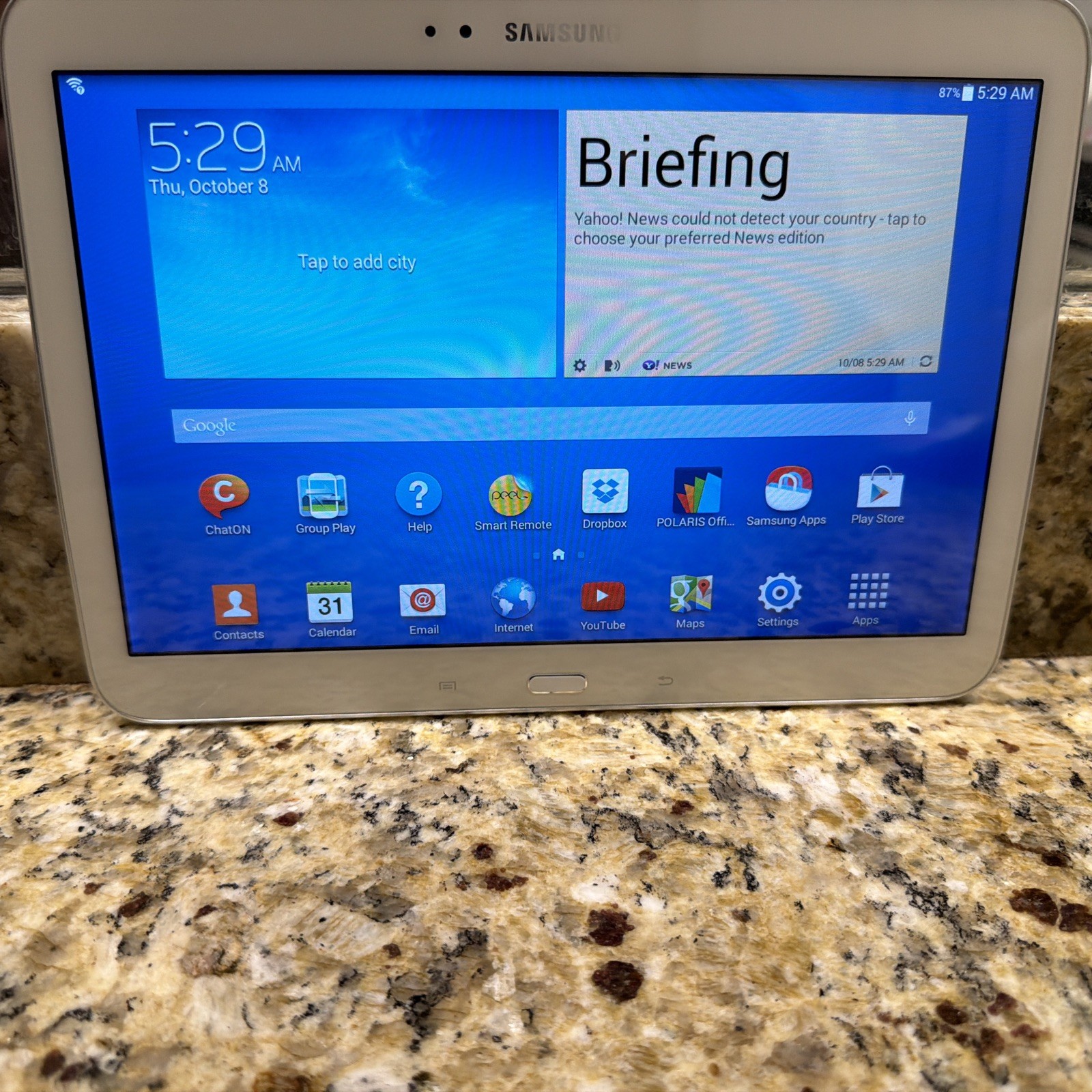 Samsung Galaxy Tab Pro 10.1 SM-T520 16GB Wi-Fi Android Tablet White