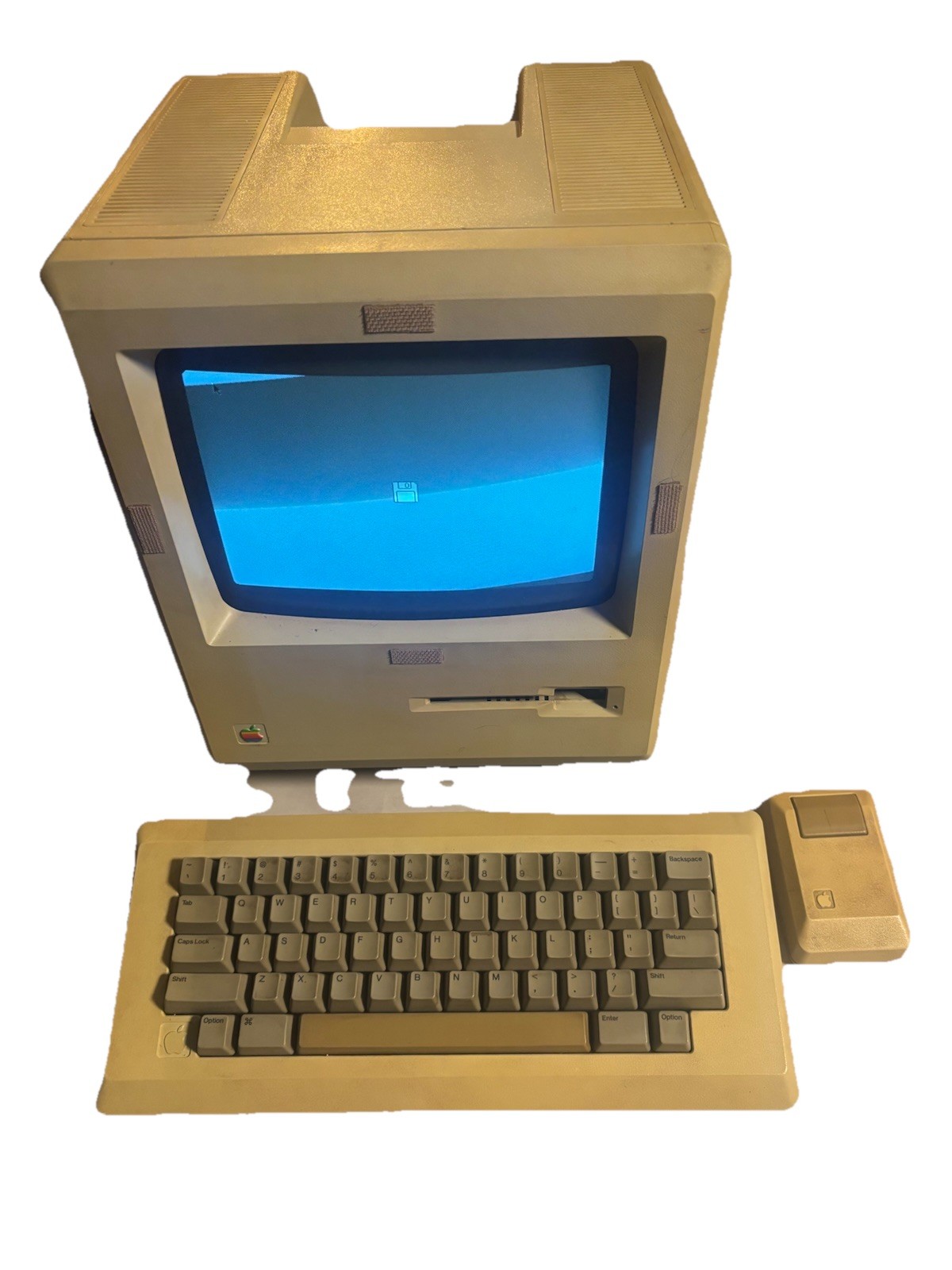 The First 1984 APPLE MACINTOSH 128K Model M0001 Set with Travel Bag VTG ORIGINAL The First 1984 APPLE MACINTOSH 128K Model M0001 Set with Travel Bag VTG ORIGINAL