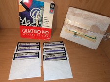 Title: Vintage Borland Quattro Pro Special Edition 1.0 Big Box DOS 5.25 Floppys picture