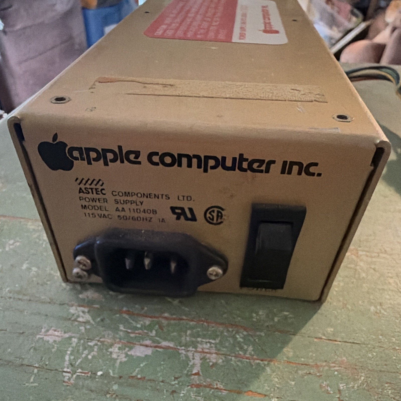 Apple Power Supply IIc Vintage Model AA11040B. UNTESTED Apple Power Supply IIc Vintage Model AA11040B. UNTESTED