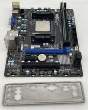 MSI A55M-E33 Motherboard w/ AMD A6-5400 Series 3.6GHz CPU 4GB DDR3 RAM & IO picture