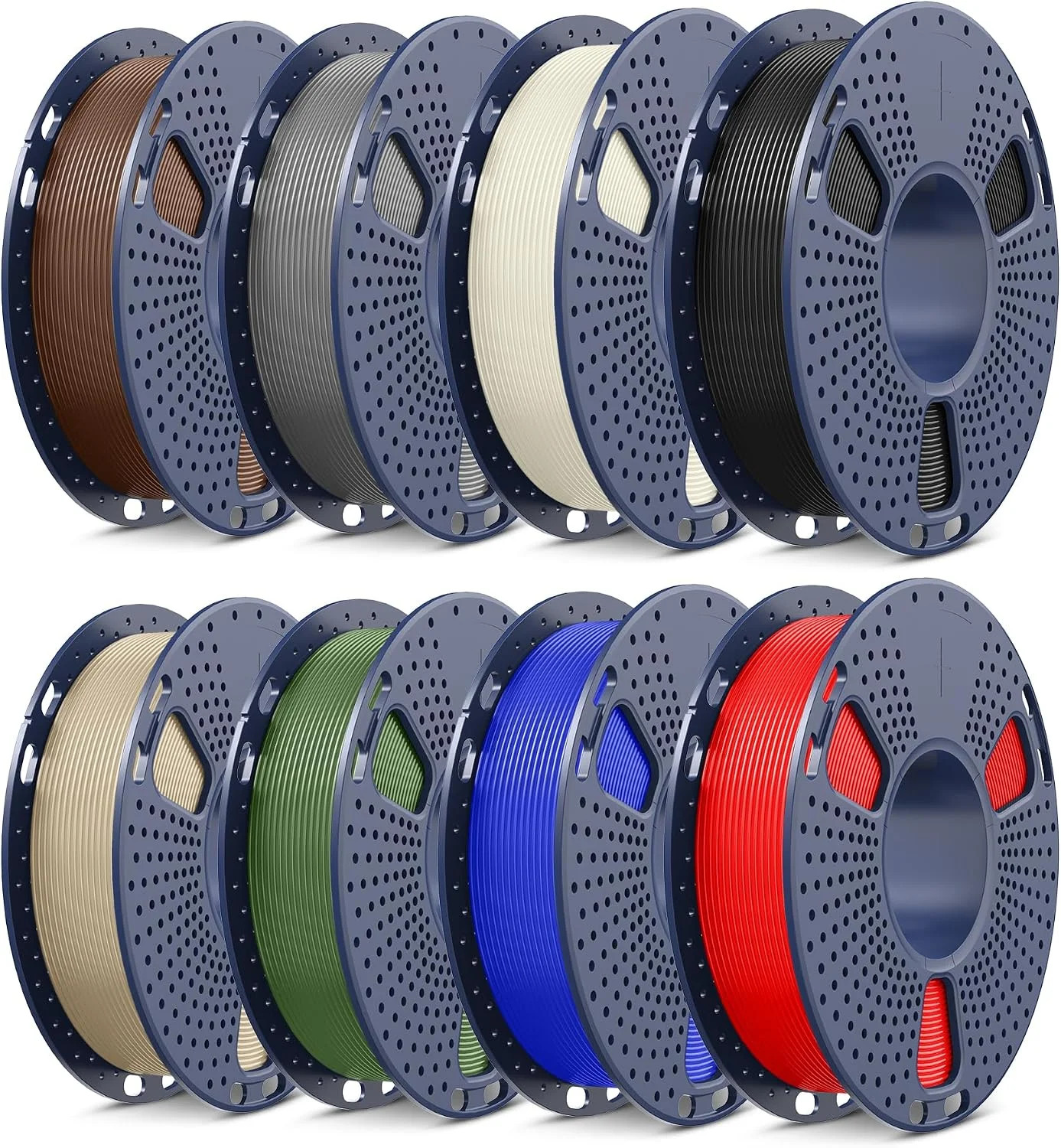 SUNLU PLA 3D Printer Filament Bundle 1.75mm 8 Pack 2kg Total Vacuum Sealed SUNLU PLA 3D Printer Filament Bundle 1.75mm 8 Pack 2kg Total Vacuum Sealed