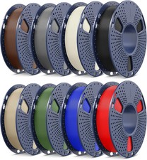 SUNLU PLA 3D Printer Filament Bundle 1.75mm 8 Pack 2kg Total Vacuum Sealed picture