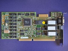 ISA Video Card, Tseng Labs ET4000AX, 1MB (8931 REV B) Vintage, Working picture