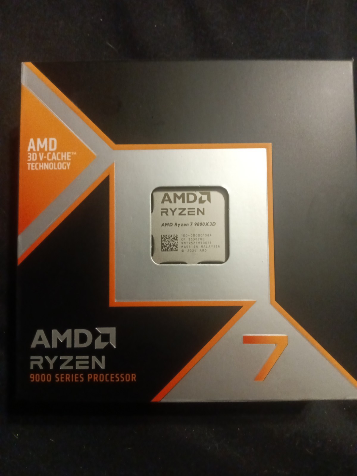 AMD Ryzen 7 9800X3D 8-Core 16-Thread AM5 5.2GHz 3D V-Cache CPU NEW SEALED AMD Ryzen 7 9800X3D 8-Core 16-Thread AM5 5.2GHz 3D V-Cache CPU NEW SEALED