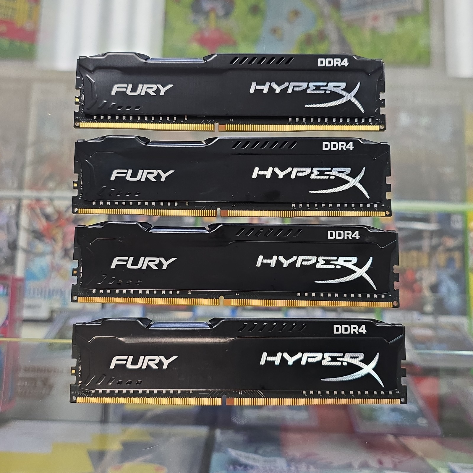 *KIT OF 4* Kingston HyperX Fury DDR4-2400 4x4GB HX424C15FB/4 *KIT OF 4* Kingston HyperX Fury DDR4-2400 4x4GB HX424C15FB/4