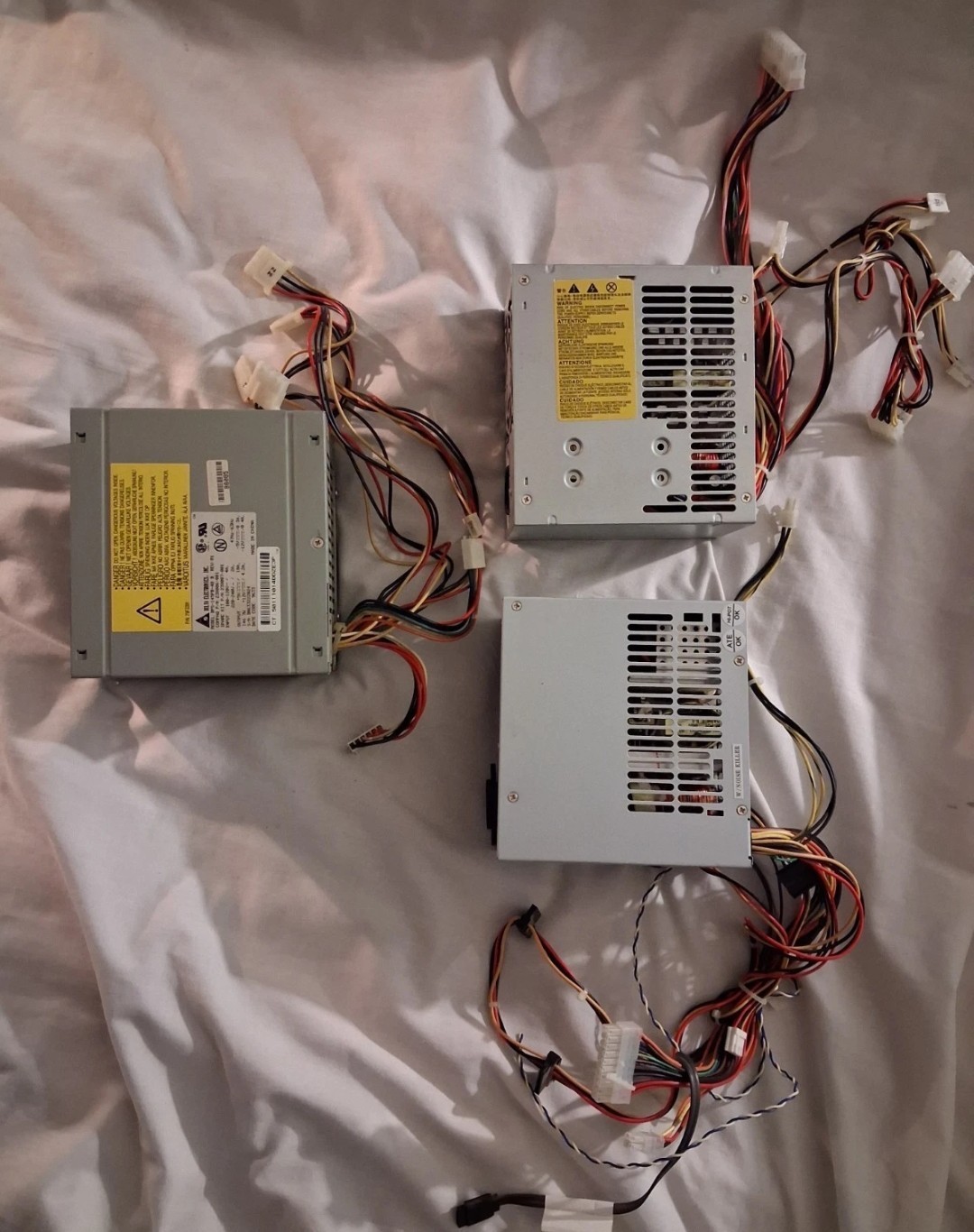 Lot of 3 Vintage PC Power Supplies Bestec Delta FSP 145W 250W 300WATX PSU...
