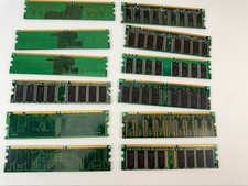 Lot of 12 Vintage RAM Memory Sticks DDR2 DDR SDRAM Samsung Micron Hynix Crucial picture