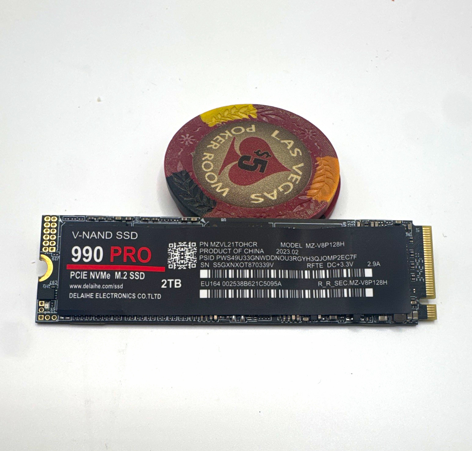 Samsung 990 PRO 2TB PCIe NVMe M.2 Internal SSD Black MZVL21T0HCR