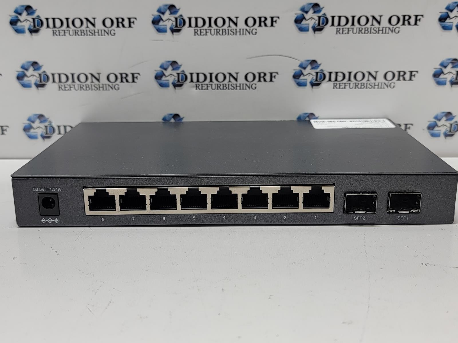 TP-Link TL-SG2210P 10-Port Gigabit Smart Switch w/ 8-Port PoE+ NO AC SKU 25597 TP-Link TL-SG2210P 10-Port Gigabit Smart Switch w/ 8-Port PoE+ NO AC SKU 25597