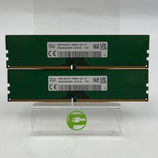 Lot of 2 SK Hynix 16GB 1Rx8 PC4-3200AA UDIMM RAM DDR4 3200MHz HMAA2GU6CJR8N-XN picture