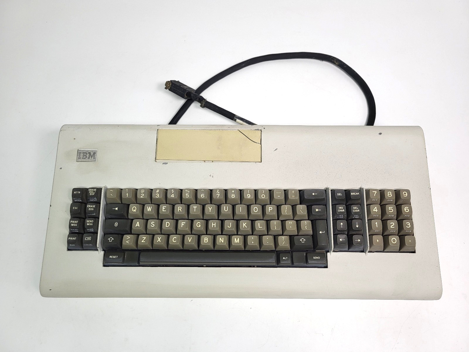 Vintage IBM 3101 Display Station Keyboard, Beam-Spring, 87-Key (5640534)