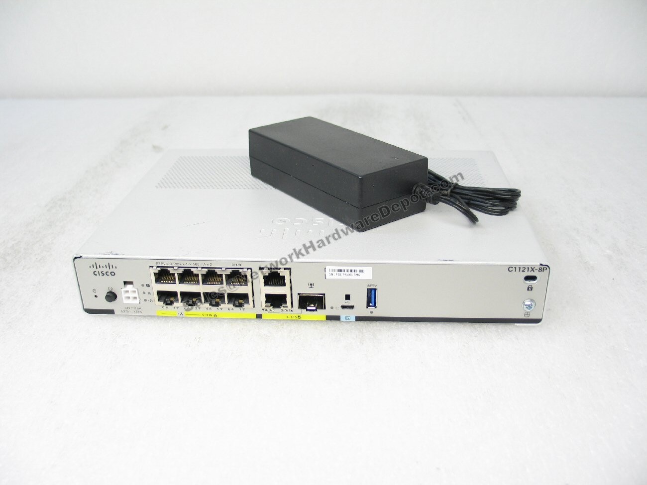Cisco C1121X-8P 8-Port ISR 1100X Dual WAN GE w/ Power Adapter - 1 Year Warranty Cisco C1121X-8P 8-Port ISR 1100X Dual WAN GE w/ Power Adapter - 1 Year Warranty