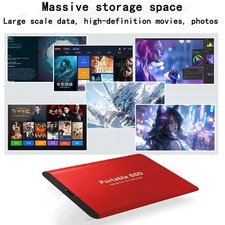 2TB 4TB 16TB Portable SSD Type-C External Hard Drive High Speed USB 3.1 Laptop picture
