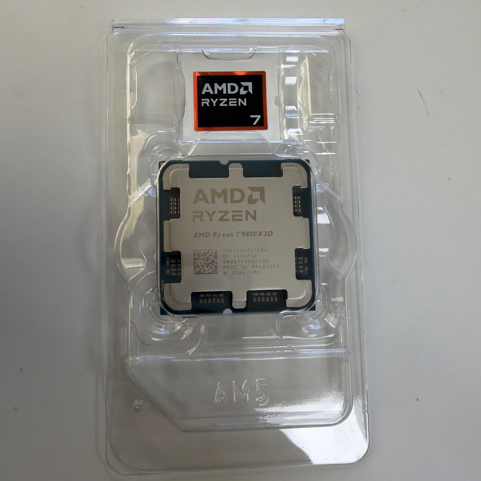 AMD Ryzen 7 9800X3D 8-Core 16-Thread AM5 Zen 5 Desktop Processor NEW - No Box AMD Ryzen 7 9800X3D 8-Core 16-Thread AM5 Zen 5 Desktop Processor NEW - No Box