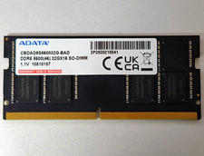 ADATA 32GB DDR5 5600MT/s SO-DIMM  RAM CBDAD5S560032G-BAD picture