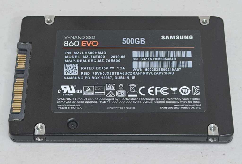 Samsung 860 EVO 500GB 2.5 Samsung 860 EVO 500GB 2.5