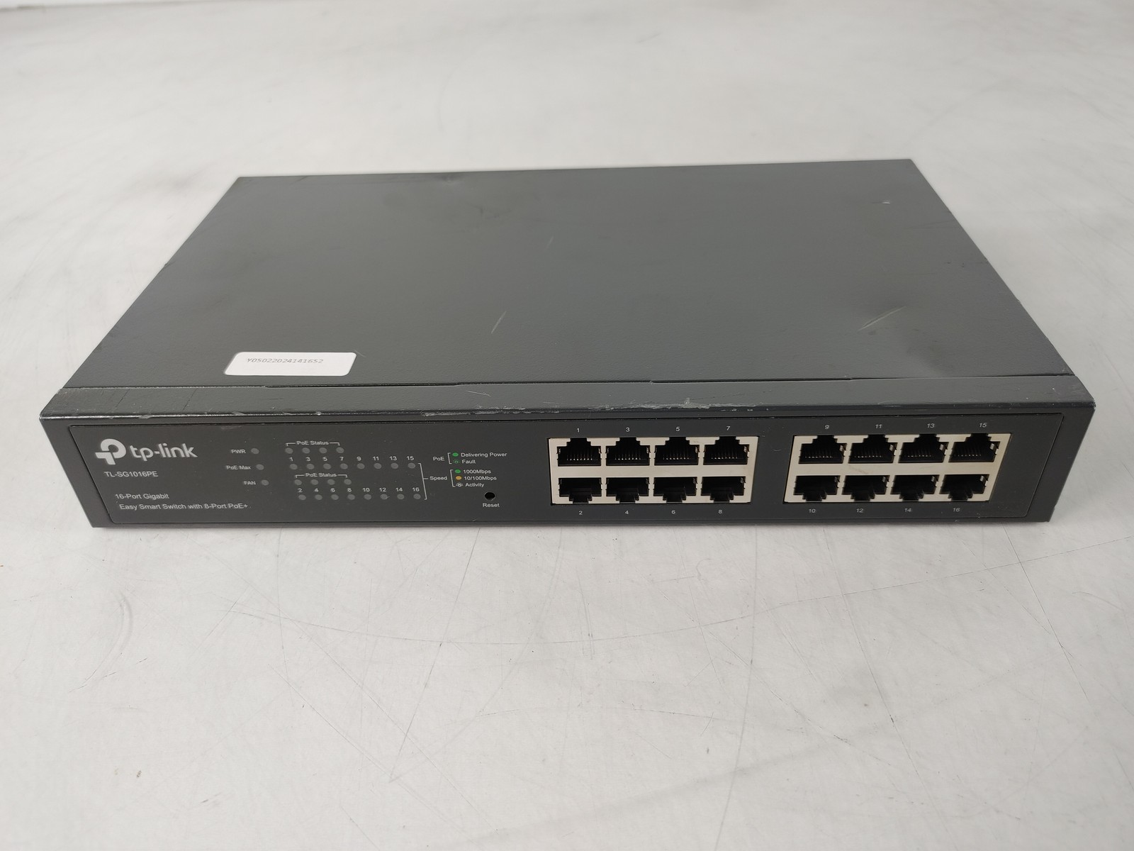 TP-Link 16-Port Gigabit Easy Smart Switch with 8-Port PoE+ TL-SG1016PE TP-Link 16-Port Gigabit Easy Smart Switch with 8-Port PoE+ TL-SG1016PE