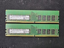 32GB 2x Micron 16GB  2Rx8 MTA18ASF2G72AZ PC4-19200 DDR4-2400 ECC RAM TESTED picture
