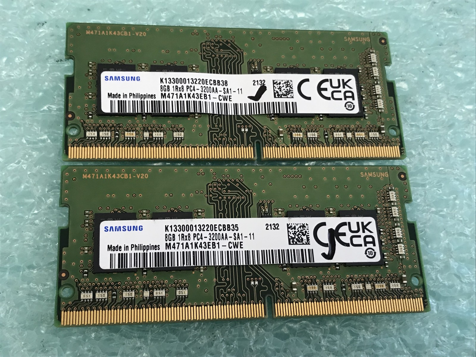 Samsung 16GB(2 x 8GB) M471A1K43EB1-CWE PC4-3200AA DDR4 SO-DIMM RAM - R1024A