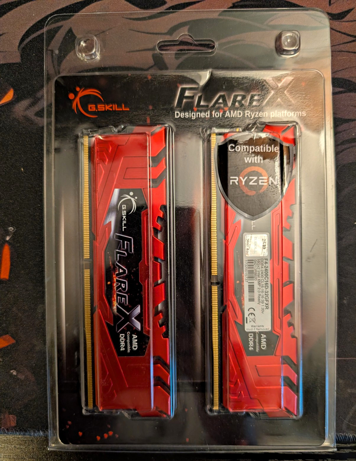 G.SKILL Flare X DDR4 2x16GB 2400mhz