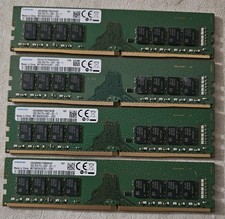 SAMSUNG 64GB (16GBX4) 2RX8 PC4-2400T DDR4 M378A2K43CB1-CRC PC TESTED picture