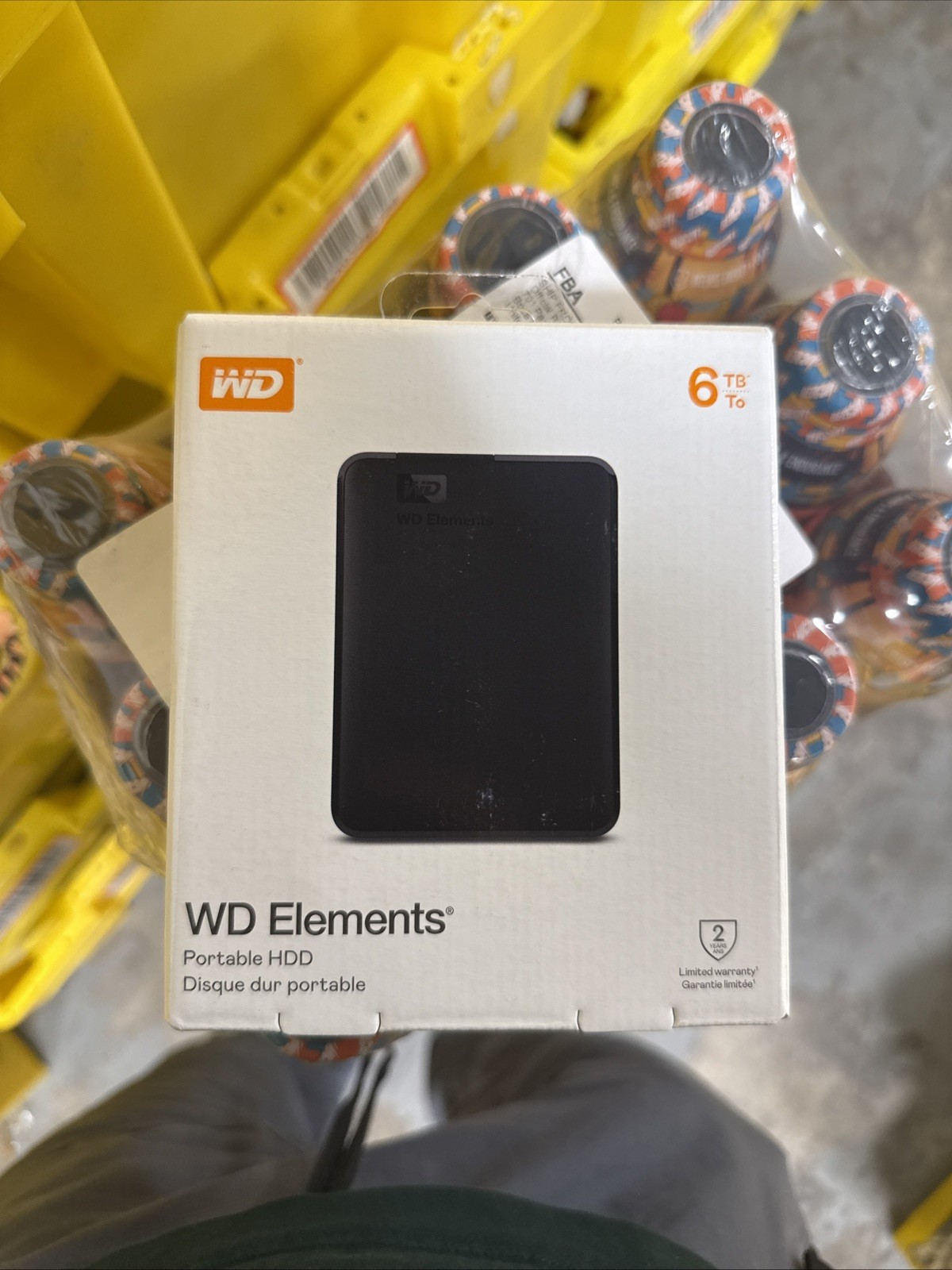 WD 6TB Elements Portable External Hard Drive for Windows USB 3.2 Gen 1/USB 3.0 WD 6TB Elements Portable External Hard Drive for Windows USB 3.2 Gen 1/USB 3.0