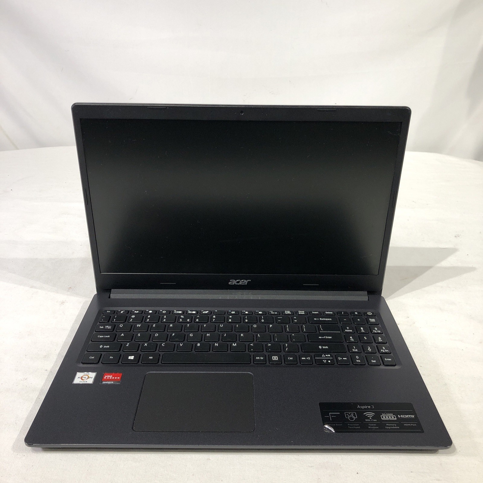 Acer Aspire 3 A315-23 AMD Athlon silver 3050U 2.2 GHz 12 GB ram 1 TB HDD/Win 11