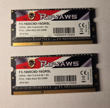 32GB Kit - G.SKILL RIPJAWS PC3L-12800 SO-DIMM (2x 16GB) - F3-1600C9D-16GRSL picture