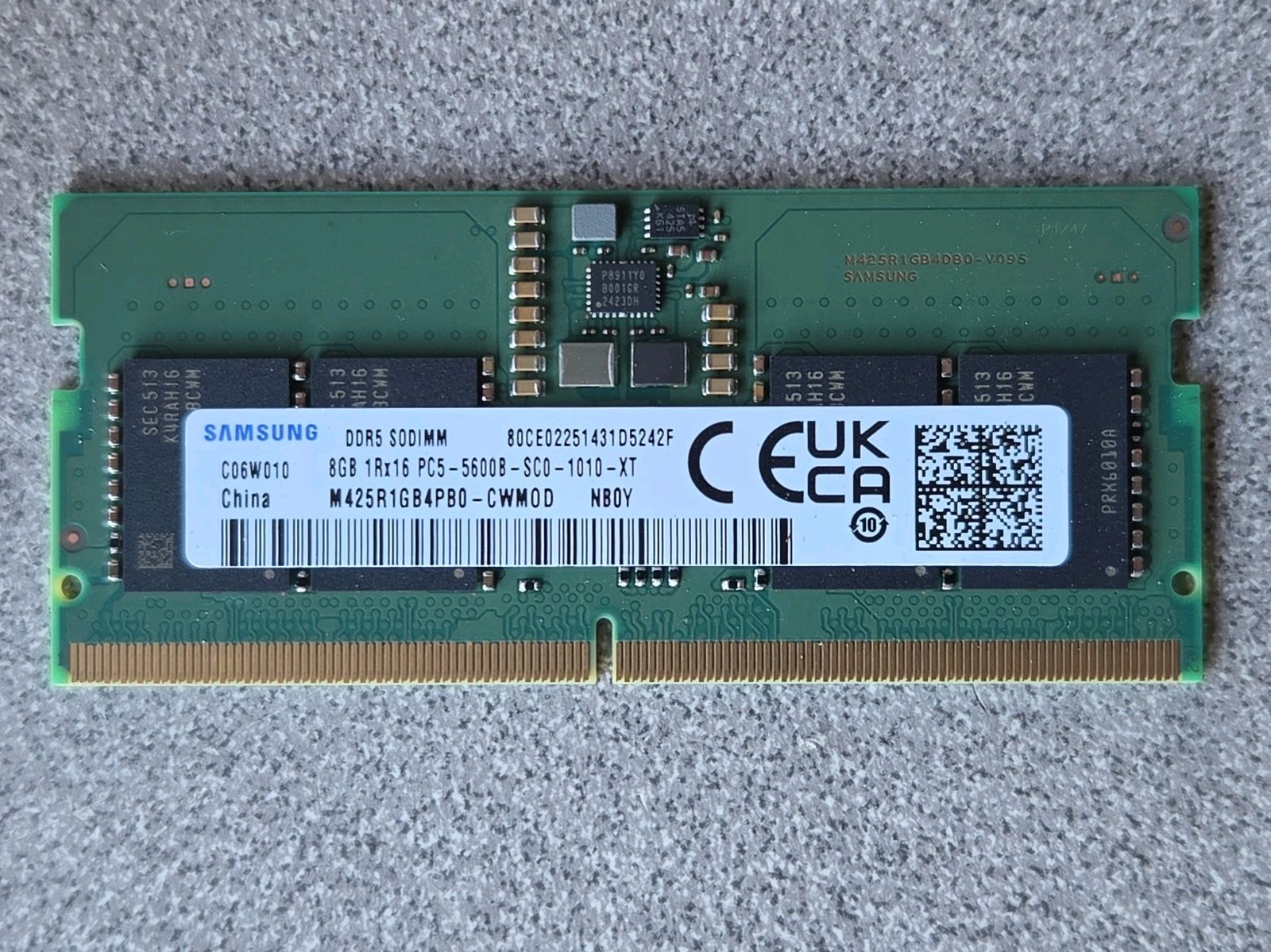 Samsung 8GB SODIMM DDR5 5600