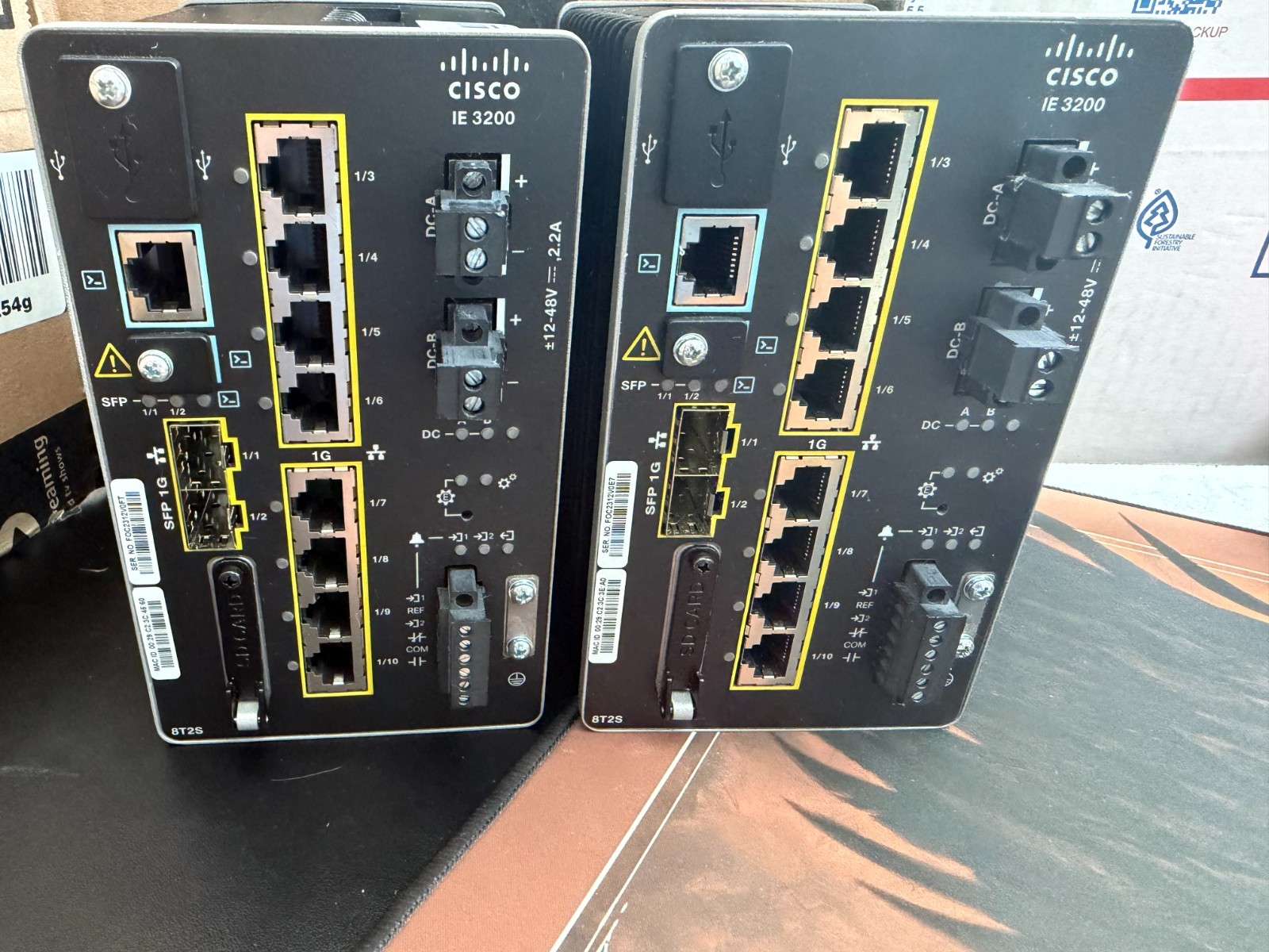 Cisco IE-3200-8T2S-E V02 Industrial Ethernet Switch 8-Port 2 SFP